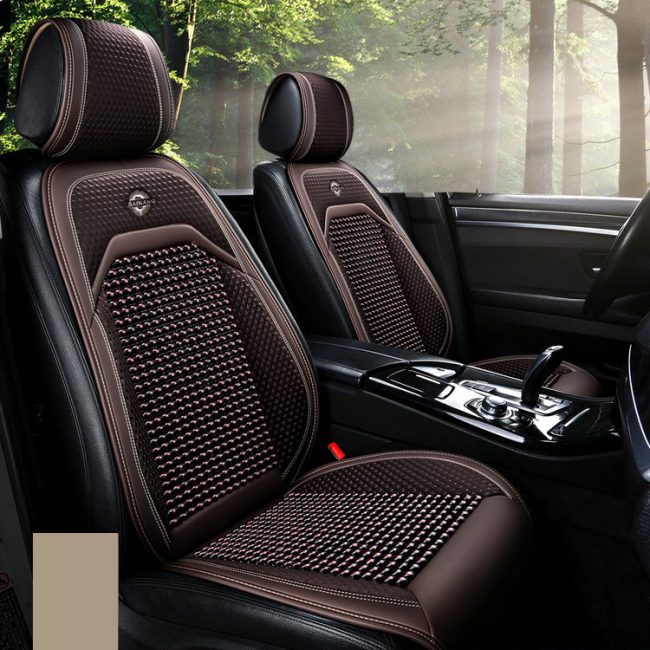 Tấm Lót Ghế Ô Tô Bi Gỗ Cao Cấp