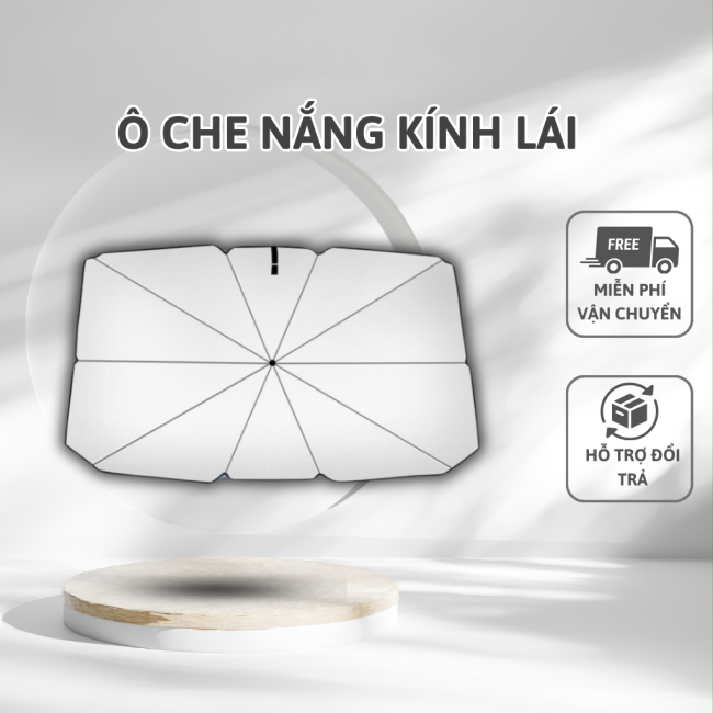 Ô Che Nắng Kính Lái Xe Hơi Cao Cấp
