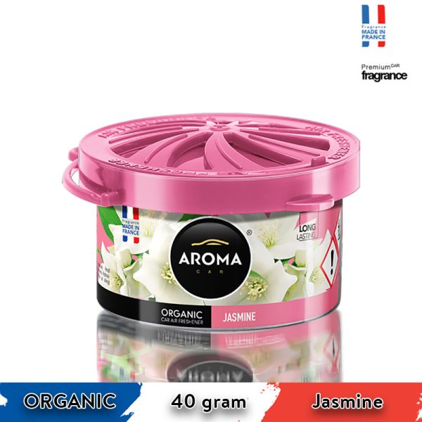 Sáp thơm xe ô tô Aroma Organic Jasmine Hoa nhài – Pháp