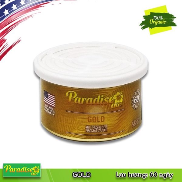 Sáp thơm xe ô tô Paradise Gold – USA