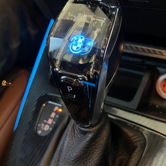Tay Nắm Cần Số Pha Lê Ô Tô Xe BMW Cao Cấp