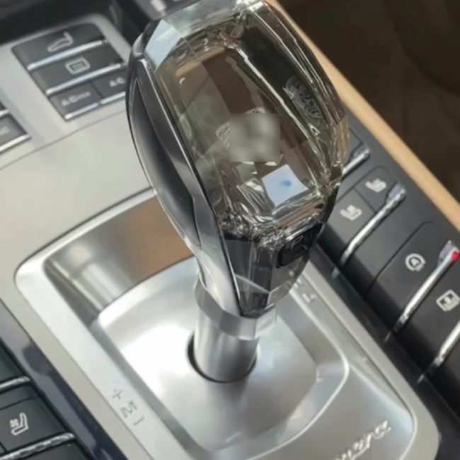 Tay Nắm Cần Số Pha Lê Ô Tô Xe Porsche Macan Panamera