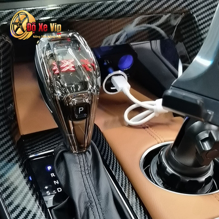 Tay Nắm Cần Số Pha Lê Ô Tô Xe Toyota Bản Cao Cấp
