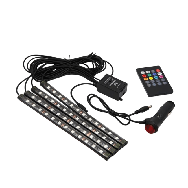 Đèn Led Gầm Ghế Ô Tô Cắm Tẩu – Cắm USB