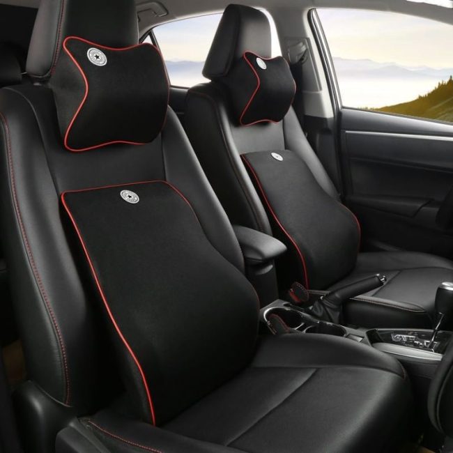 Bộ Gối Đầu Tựa Lưng Cao Su Non Sport Cao Cấp