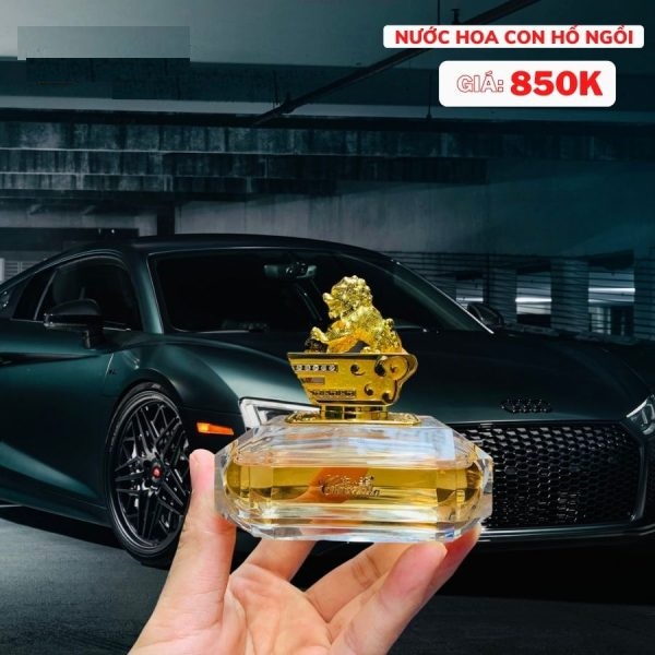 Nước Hoa xe Ô Tô Con Sư Tử Ngồi Để Taplo Ô Tô