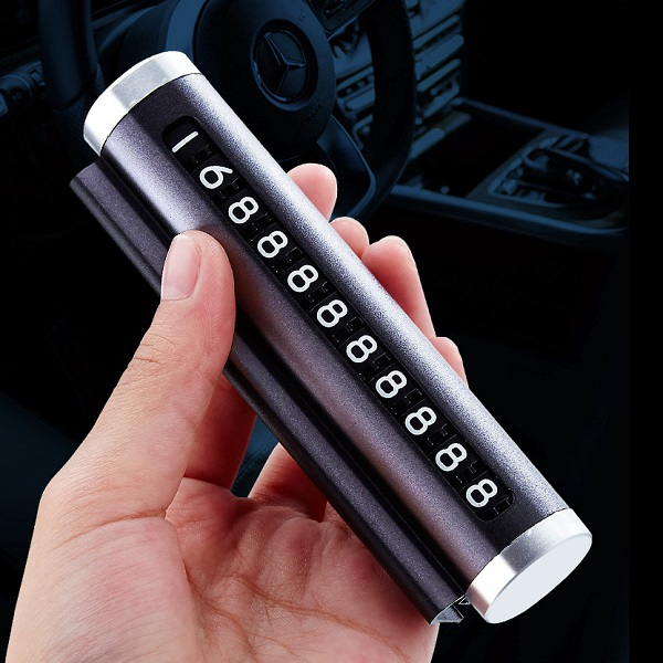 Bảng Số Điện Thoại Ô Tô Hợp Kim Nhôm Cao Cấp