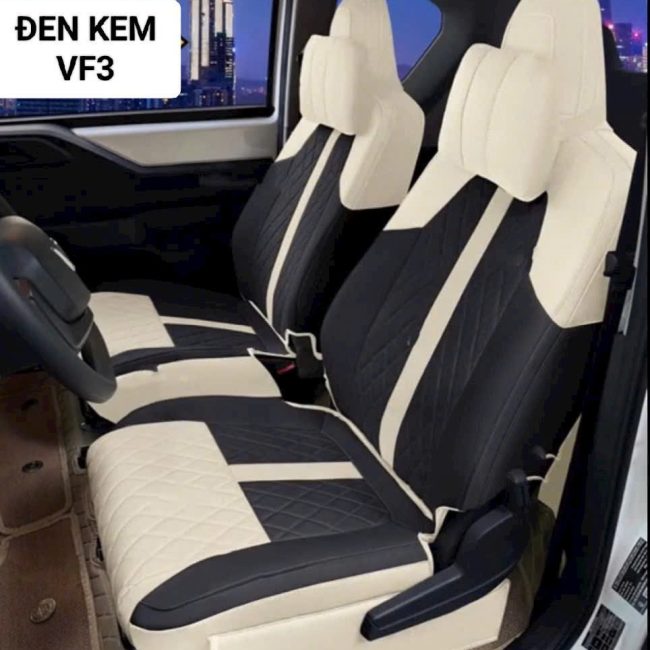 Bộ Áo Ghế Ô Tô Xe Vinfast VF3 Da Nappa Luxury