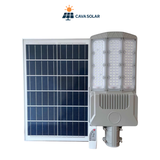 Đèn Đường Năng Lượng Mặt Trời Ánh Sáng Trắng 500W