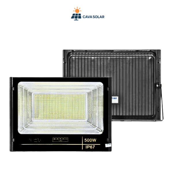Đèn Pha Năng Lượng Mặt Trời 500W Siêu Bền