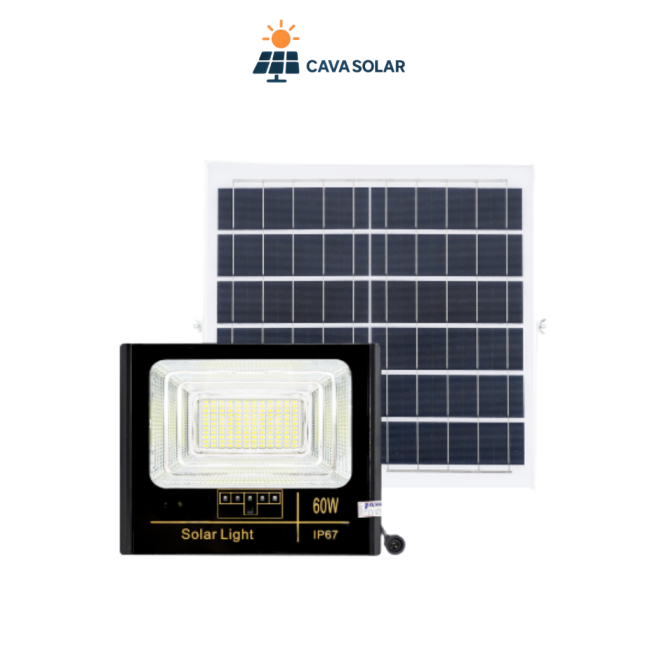 Đèn Pha Năng Lượng Mặt Trời 60W
