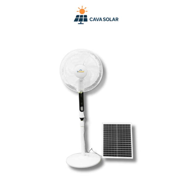 Quạt Đứng Năng Lượng Mặt Trời 25W Cao Cấp