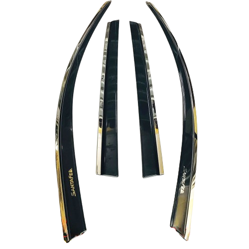 Vè Che Mưa Hyundai Santafe 2019 Viền Inox Cao Cấp