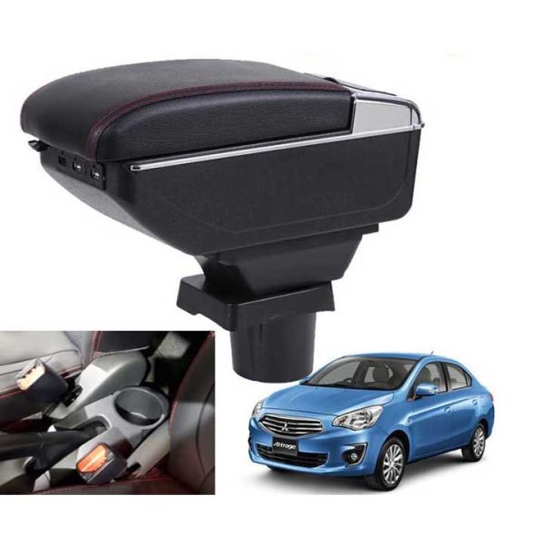 Bệ Tỳ Tay Ô Tô Xe Attrage, Hộp Tỳ Tay Ô Tô Cao Cấp