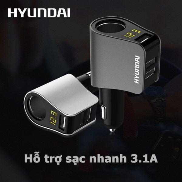 Tẩu Sạc Hyundai HY-10 Chính Hãng