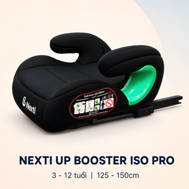 Ghế Ô tô Cho Trẻ Em NEXTI UP BOOSTER ISO PRO (3-12 tuổi)